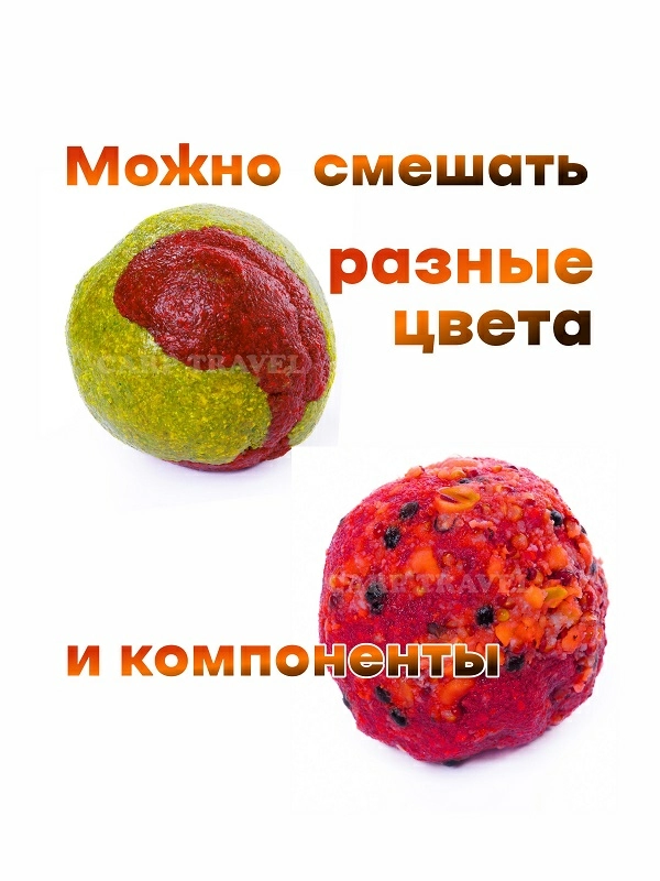 Рыболовный пластилин как прикормка в виде шаров Рыболовный пластилин как прикормка в виде шаров