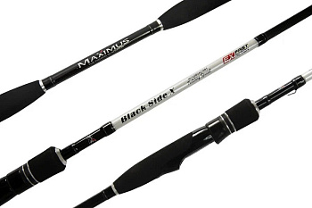 Спиннинг Maximus Black Side-X 20L 200 см / 4-14г (двухчастное)